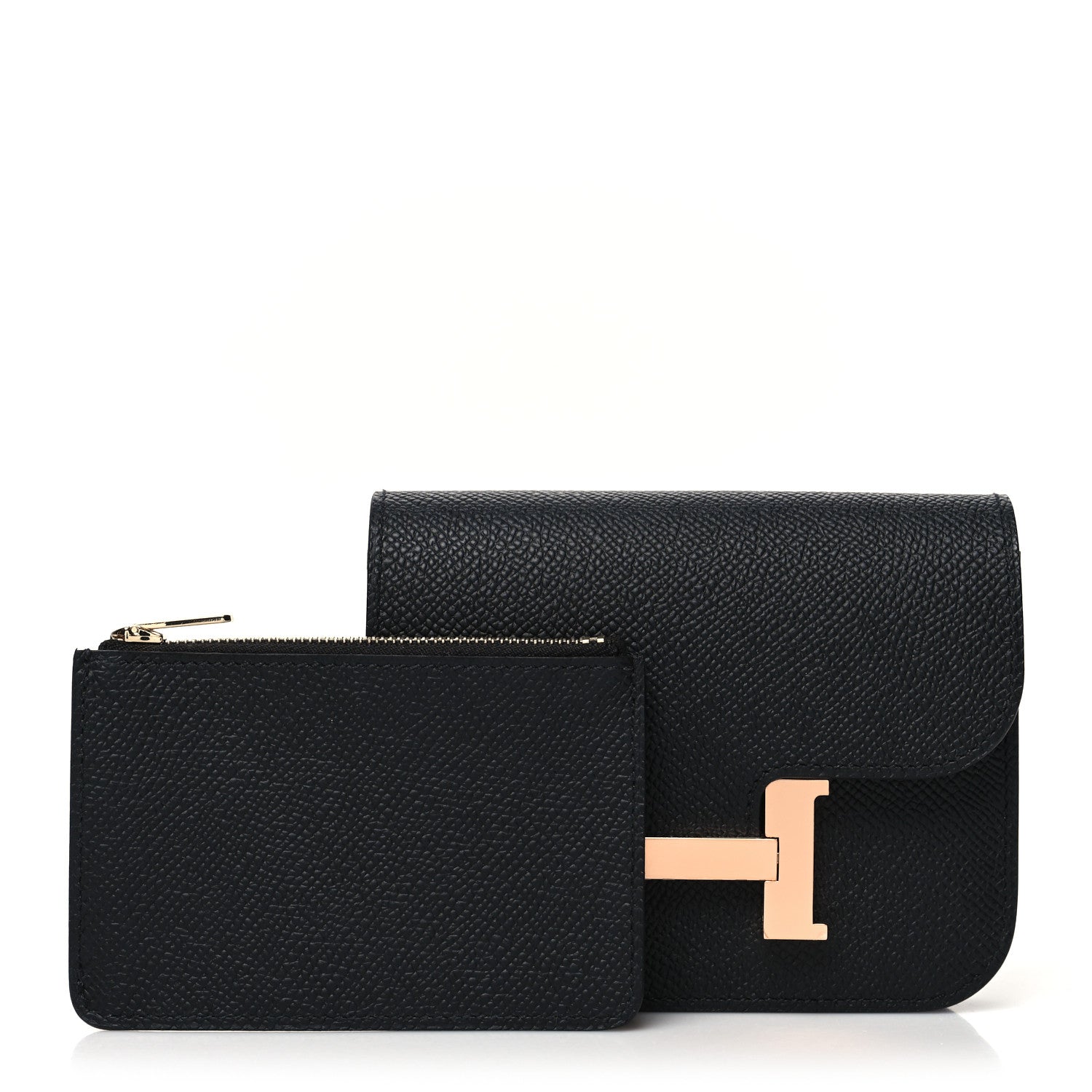 Hermes Epsom Constance Slim Wallet Black 1 of 11