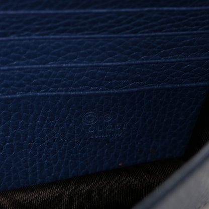 Gucci Dollar Calfskin Interlocking G Chain Wallet Caspian 6 of 8