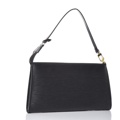 Louis Vuitton Epi Pochette Accessories 24 Black 3 of 9