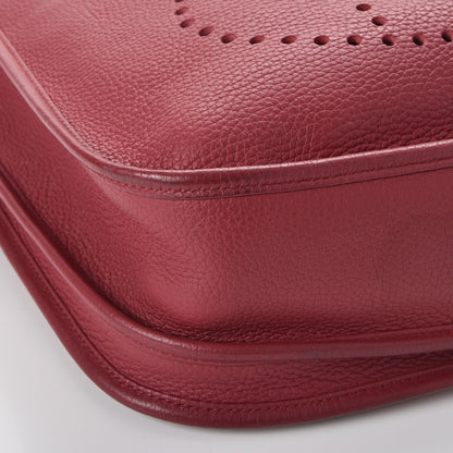 Hermes Taurillon Clemence Evelyne III PM Rubis 11 of 15