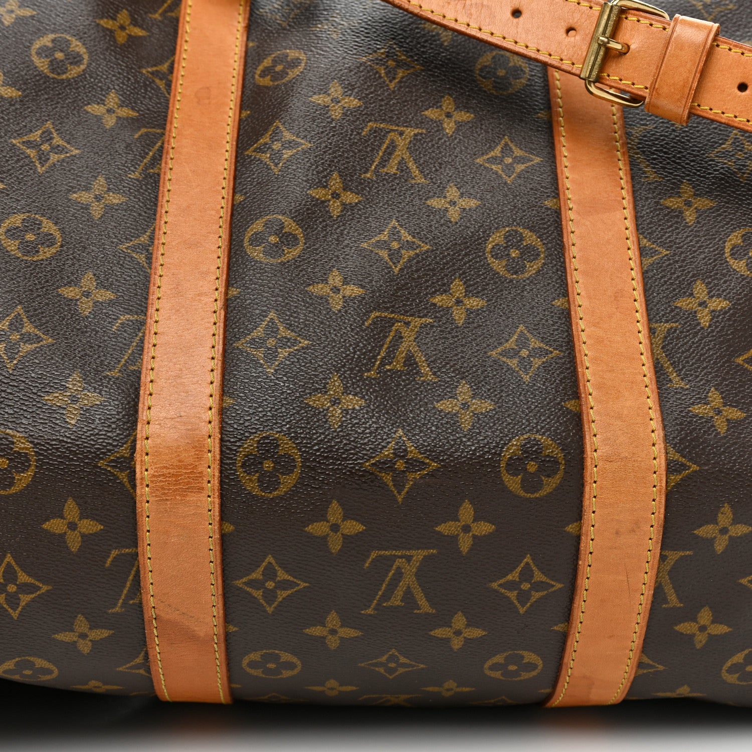 Louis Vuitton Monogram Keepall Bandouliere 55 13 of 21
