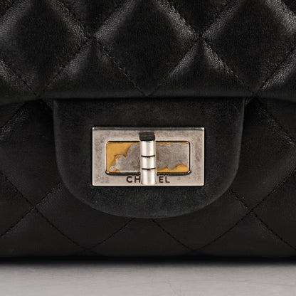 Chanel Washed Lambskin Quilted Jumbo Hybrid Reissue Flap Black 8 of 8