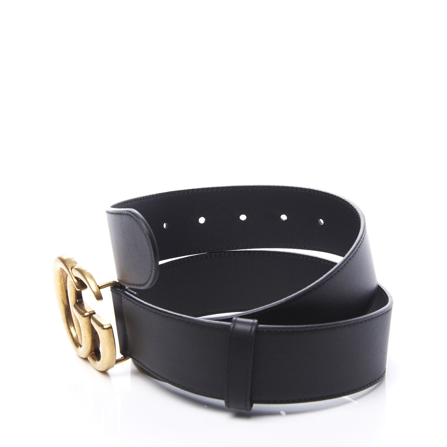 Calfskin Double G 40mm Belt 80 32 Black