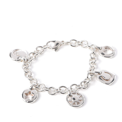 Tiffany Sterling Silver Stencil Charm Bracelet 1 of 5