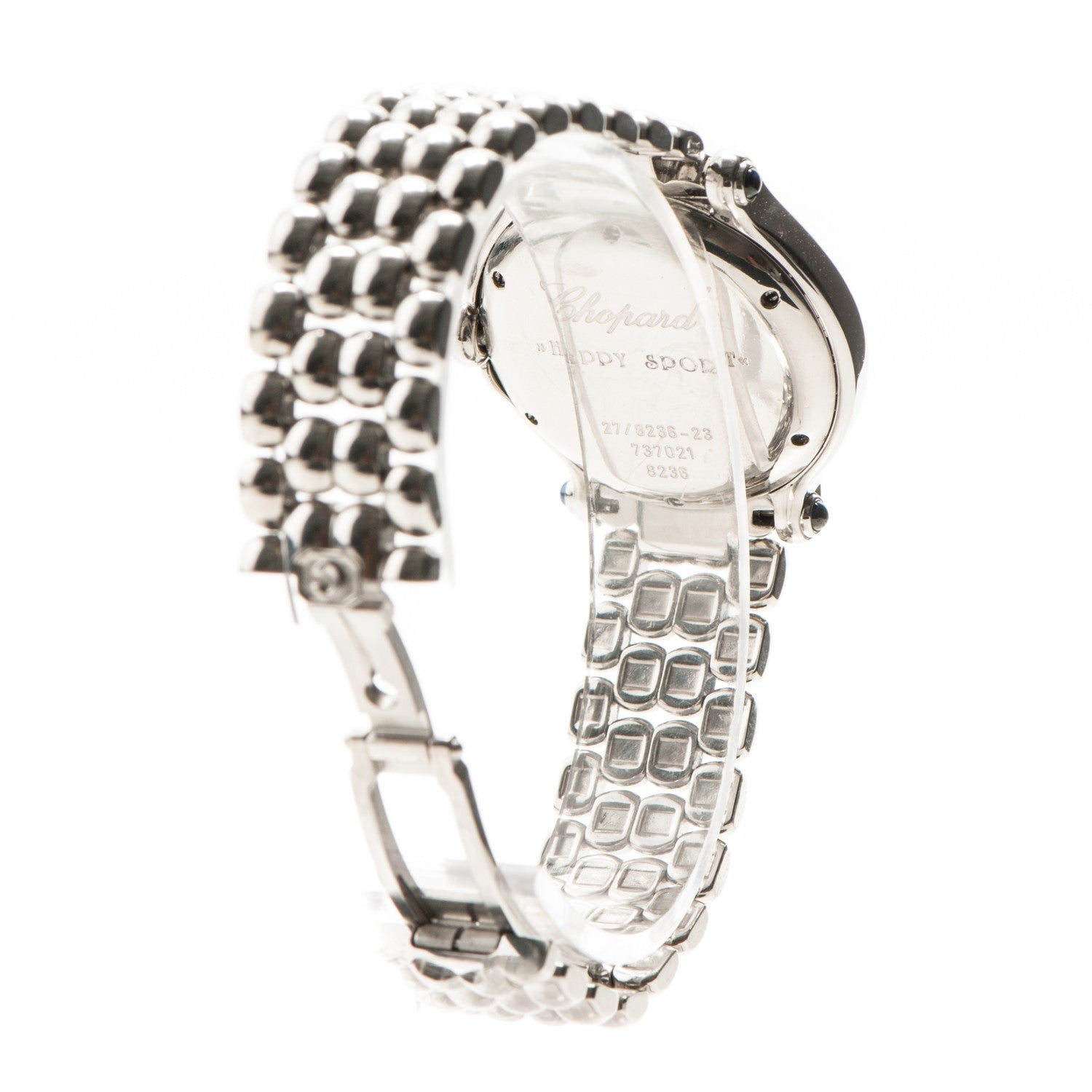 Chopard Stainless Steel 7 Diamond 32mm Happy Sport Quartz Watch 6 of 9