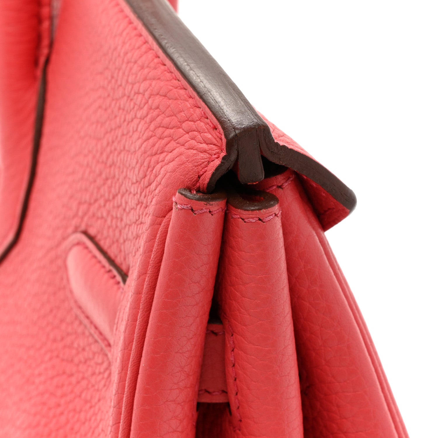 Hermes Taurillon Clemence BIRKIN 35 Bougainvillea 16 of 17