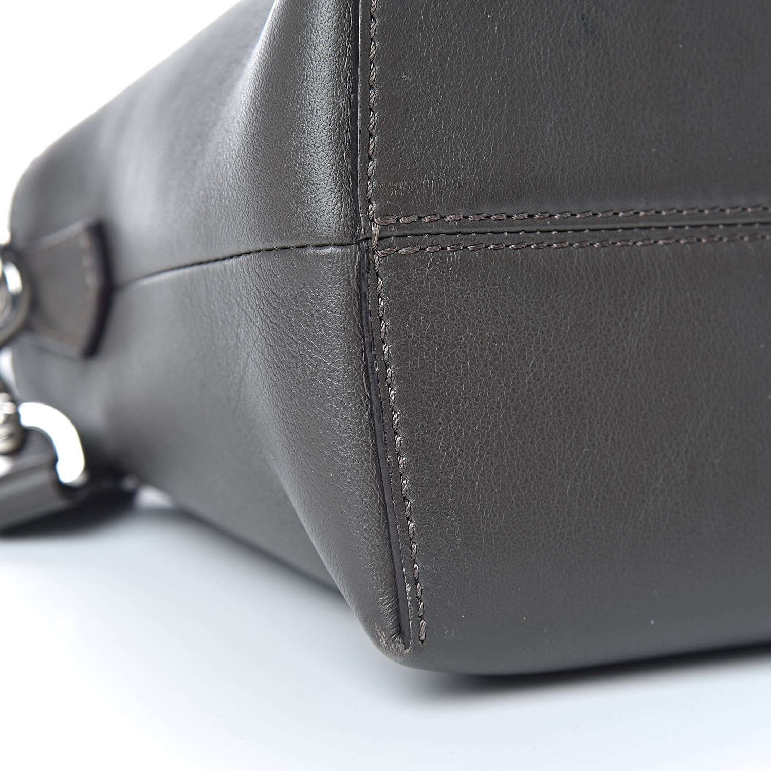 Fendi Vitello Dolce 4 Color Medium By The Way Boston Bag Carbone Grigio Polvere Multicolor 10 of 12