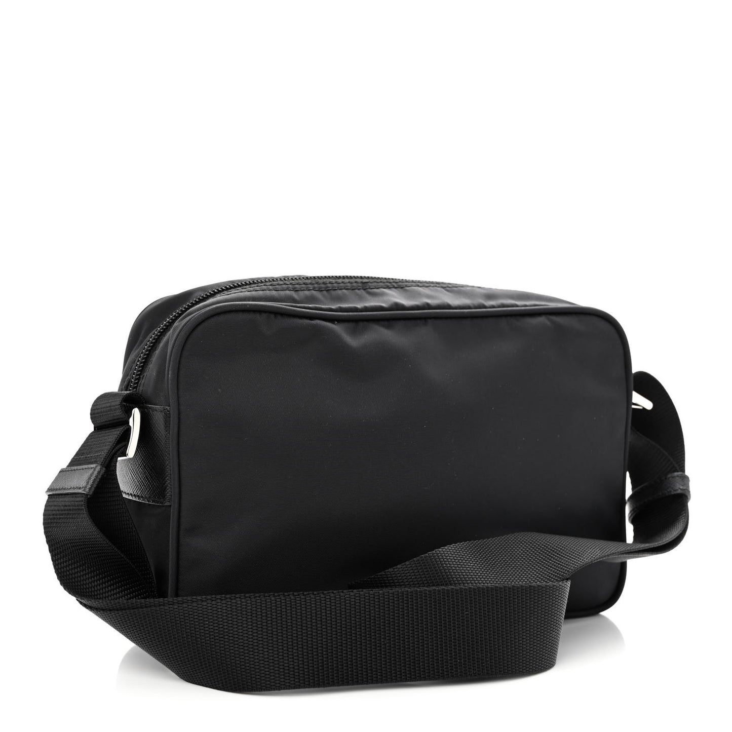 Nylon Tessuto Vela Crossbody Bag Black