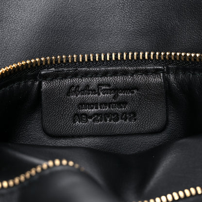 Salvatore Ferragamo Nappa Vendom Quilted Bag Black 7 of 10