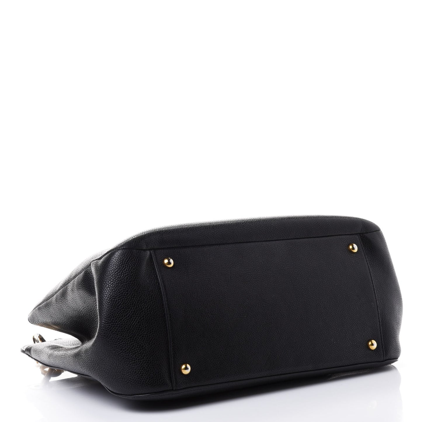 Caviar Large Shopping Tote Black