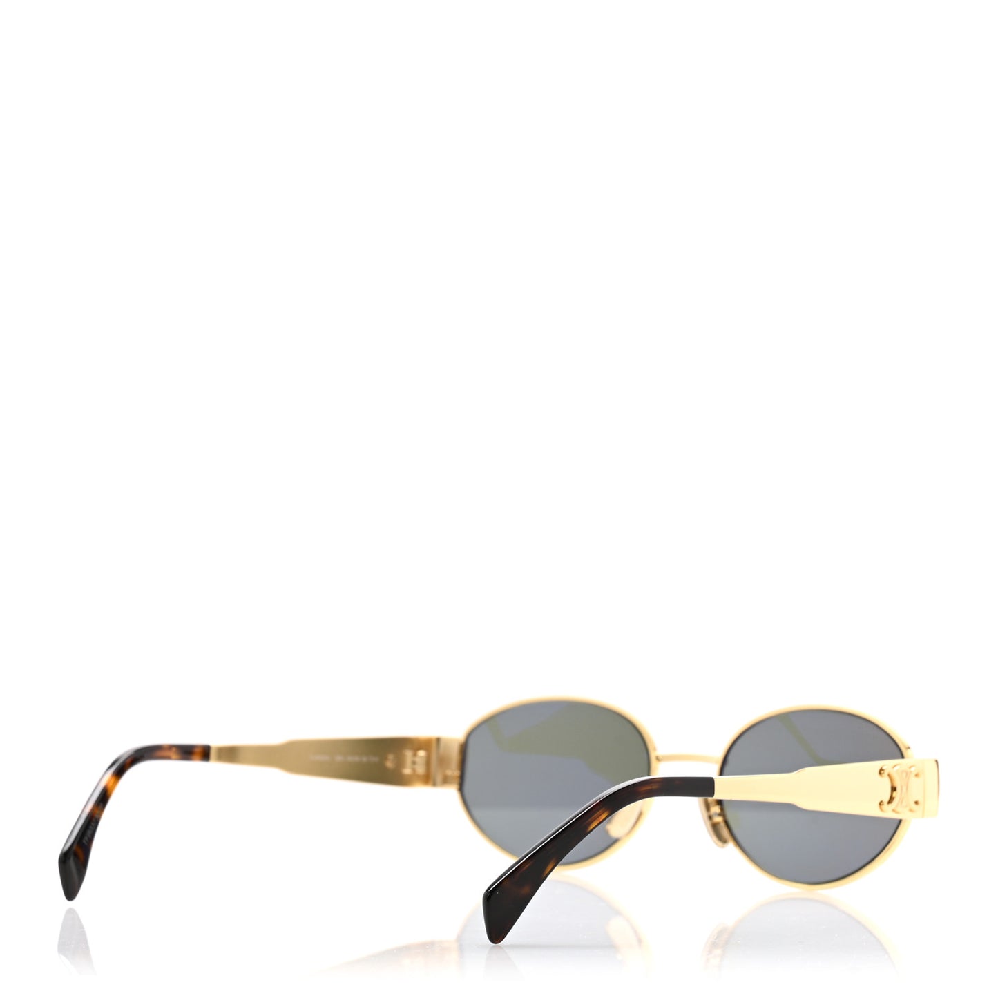 Metal Triomphe 01 Sunglasses CL40235U Gold Green
