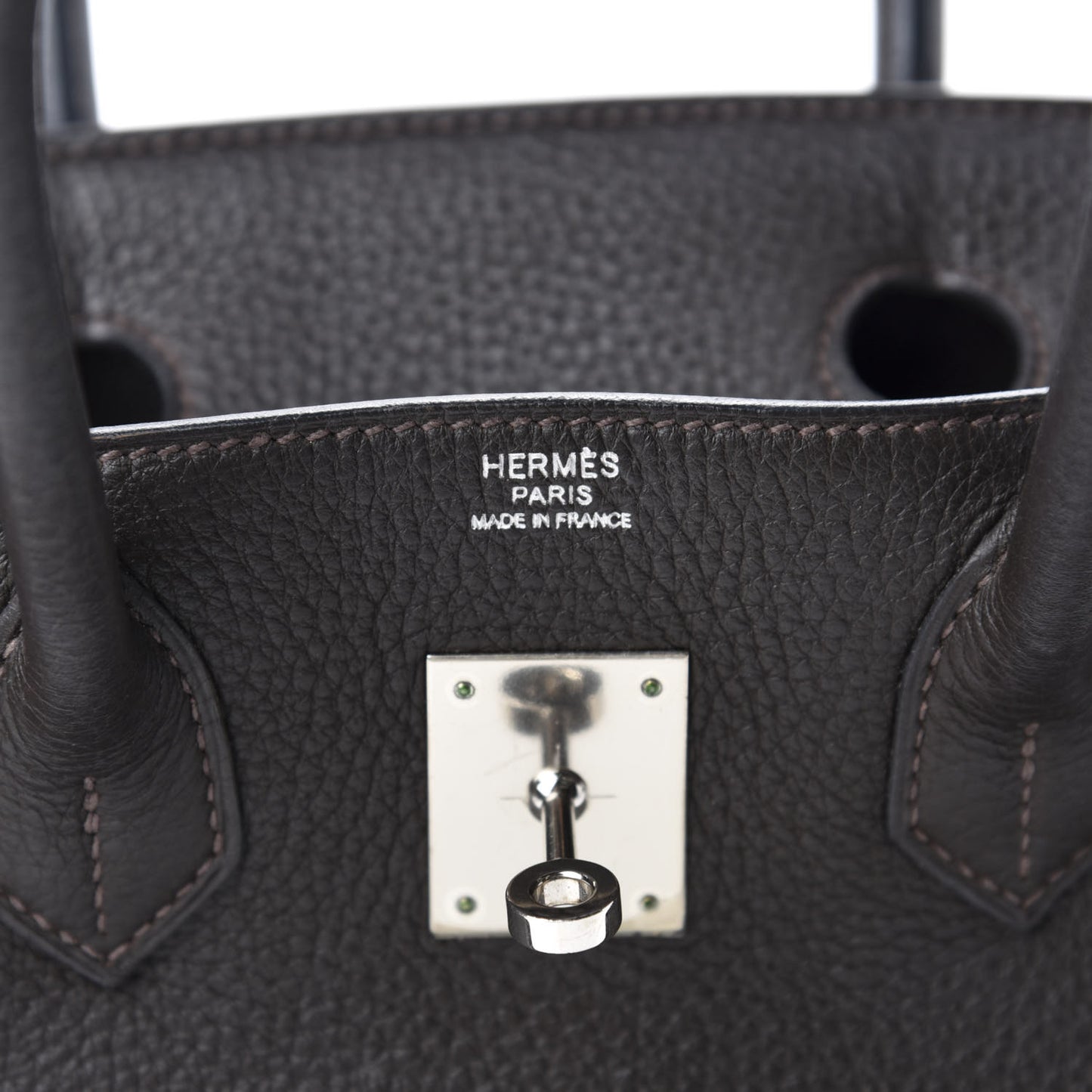 Taurillon Clemence Birkin 30 Chocolate
