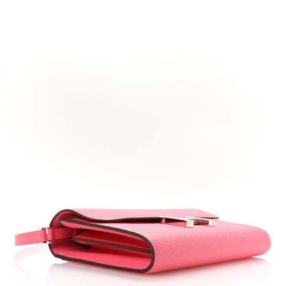 Hermes Epsom Constance Wallet To Go Rose Azalee 4 of 11