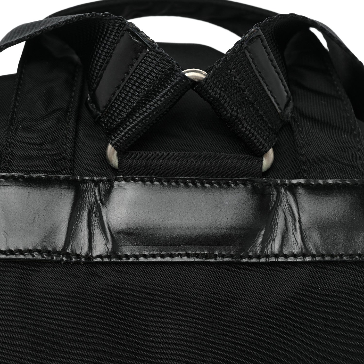 Prada Tessuto Nylon Vela Small Backpack Black 9 of 10