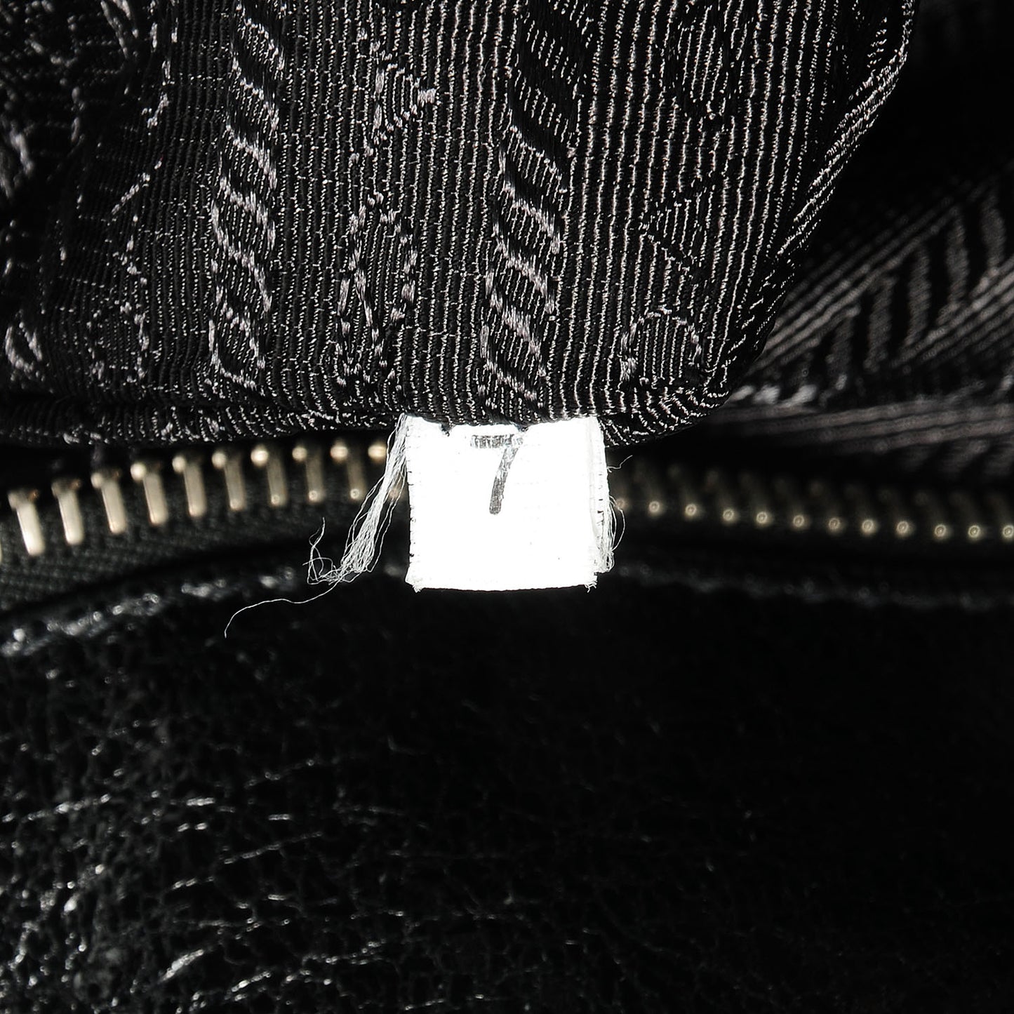 Tessuto Nylon Quilted Tote Nero Black