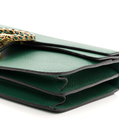 Gucci Pebbled Calfskin Small Dionysus Shoulder Bag Emerald 11 of 13