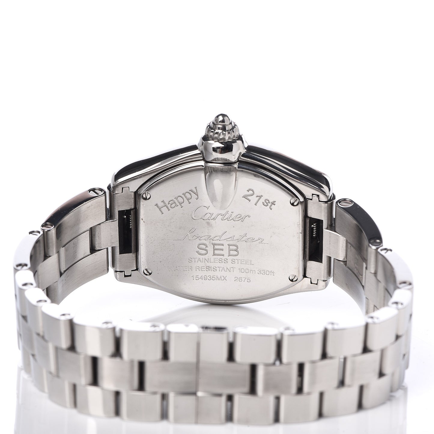 Stainless Steel 31mm Roadster Quartz Watch Pink