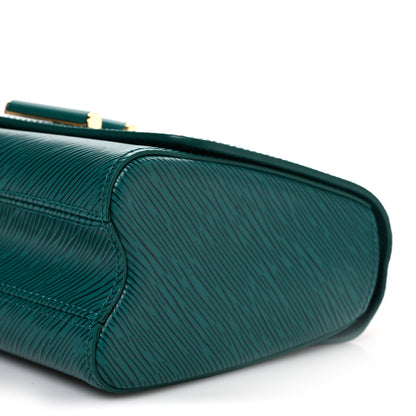 Louis Vuitton Epi Twist Shoulder Bag MM Emeraude 9 of 11