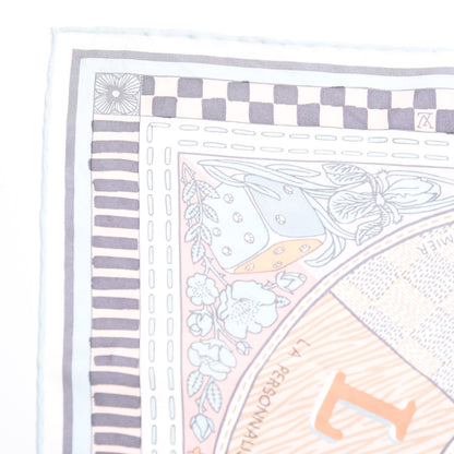 Louis Vuitton Silk Jeu De Louis Scarf Blush 6 of 9