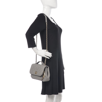 Chanel Caviar Quilted Medium Business Affinity Flap Grey 2 of 9
