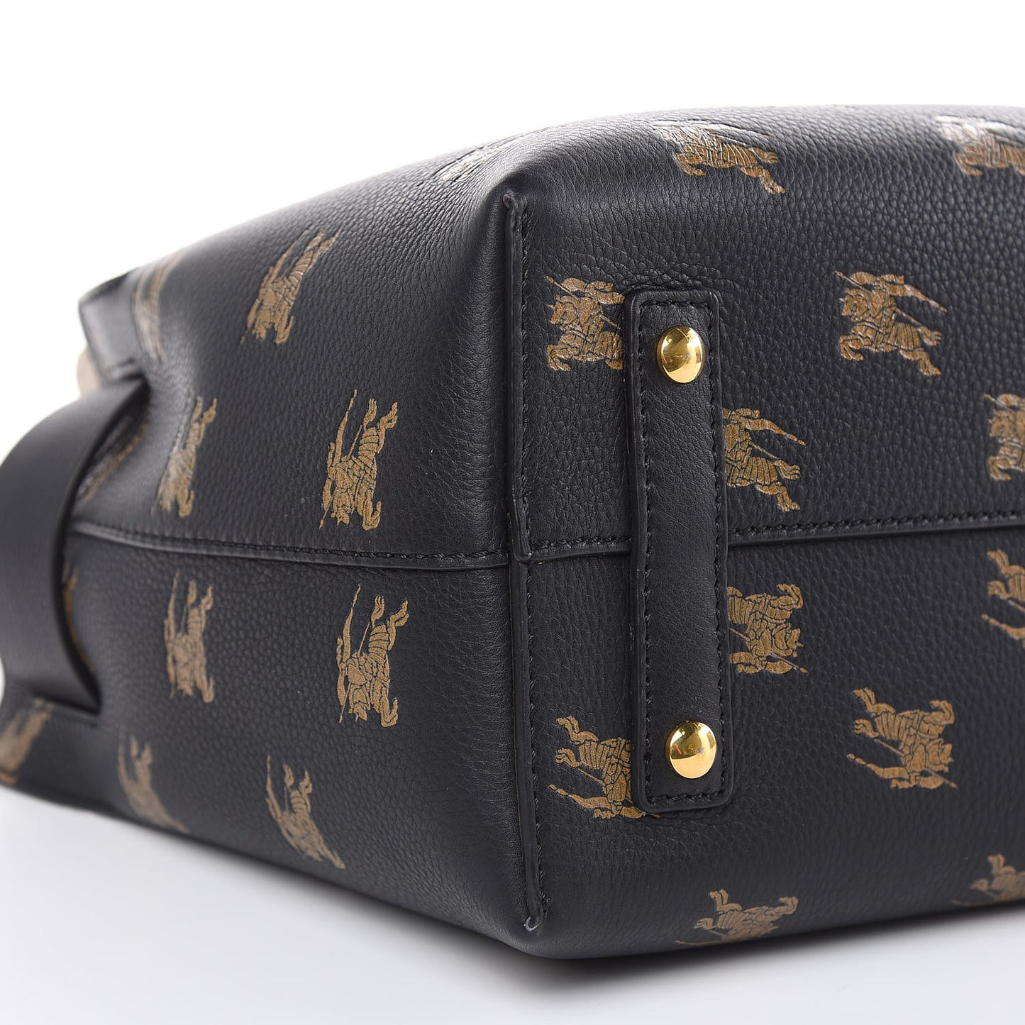 Grained Calfskin EKD Small Belt Bag Black