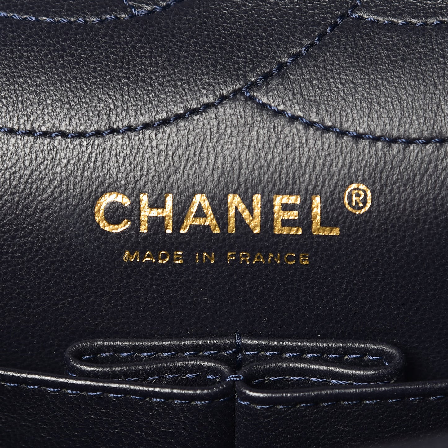 Aged Calfskin Quilted 2.55 Reissue 227 Flap Dark Blue