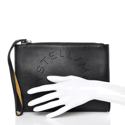 Stella McCartney Alter Nappa Logo Pouch Black 2 of 10