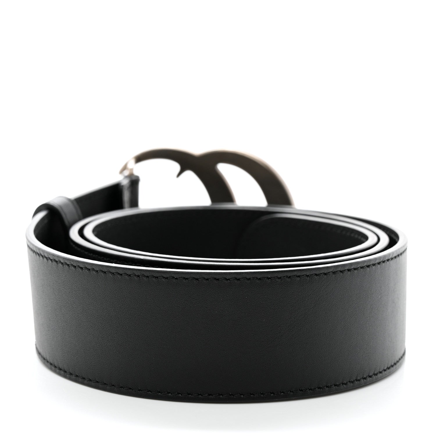 Gucci Calfskin Double G 40mm Belt 85 34 Black 2 of 5