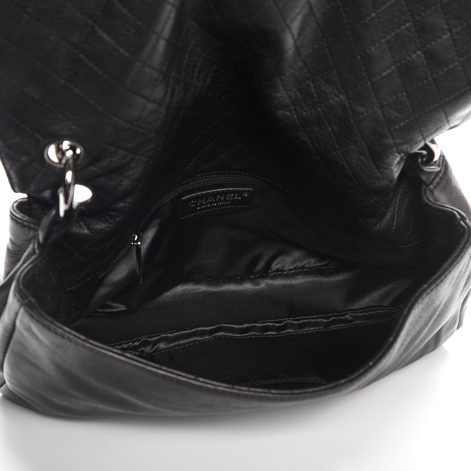 Chanel Lambskin Medium Soft and Chain Flap Black 5 of 11