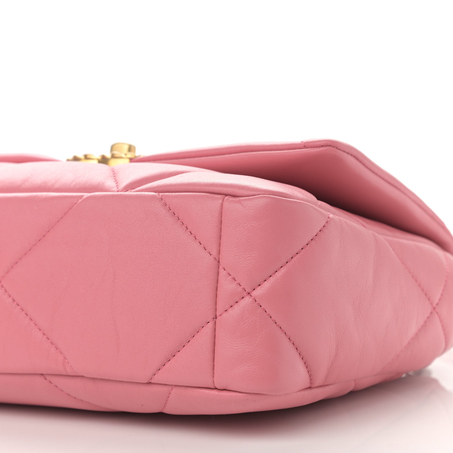 Chanel Lambskin Quilted Medium Chanel 19 Flap Pink 10 of 11