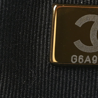Chanel Caviar Quilted Small Round Vanity With Chain Black 7 of 9