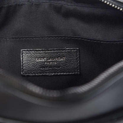 Saint Laurent Calfskin Matelasse Monogram Lou Camera Bag Black 6 of 9