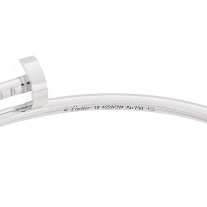 Cartier 18K White Gold Small Juste Un Clou Bracelet 18 4 of 5