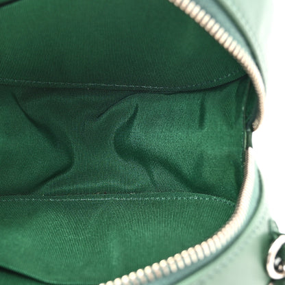Chanel Lambskin Quilted Round Clutch With Chain Green 5 of 12