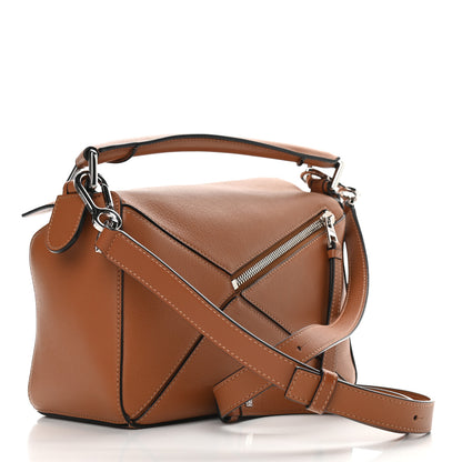 Loewe Calfskin Small Puzzle Bag Tan 4 of 11