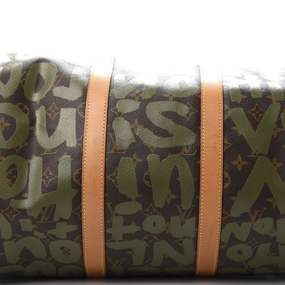 Louis Vuitton Graffiti Keepall 50 Kaki 12 of 12