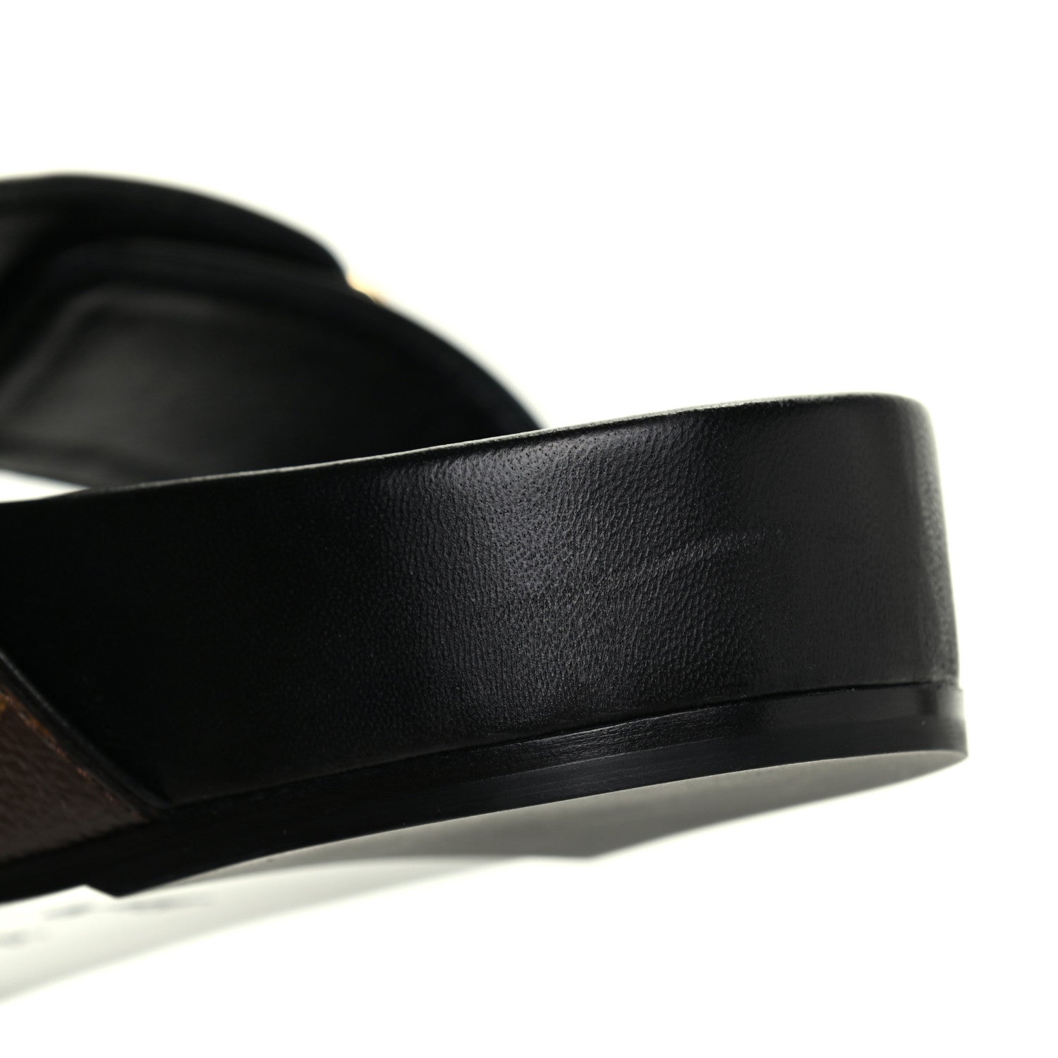 Louis Vuitton Monogram Bom Dia Mule Sandals 39 Black 11 of 14