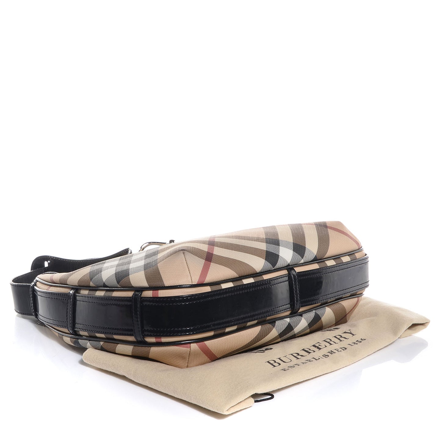 Supernova Check Medium Barton Hobo Black