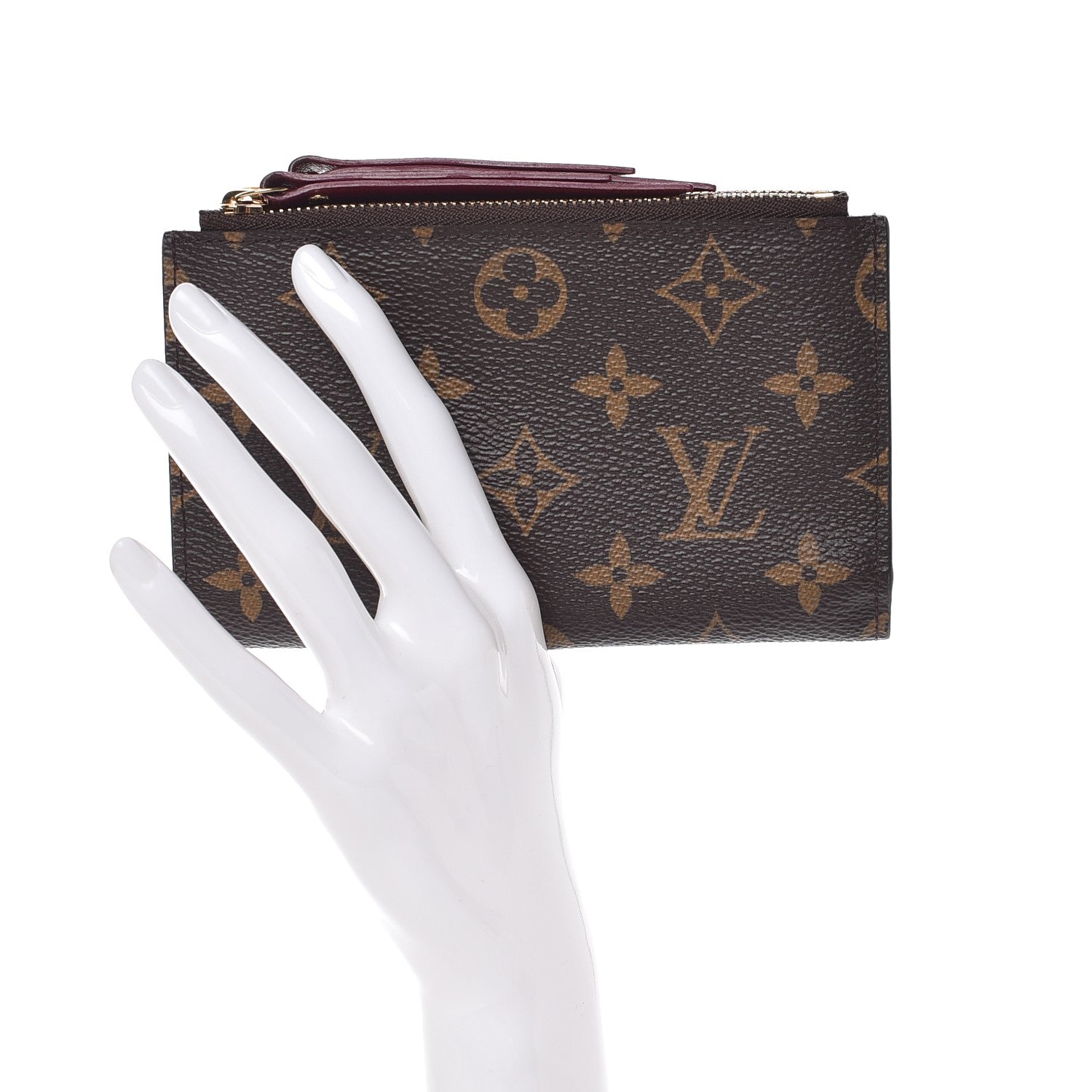 Louis Vuitton Monogram Adele Compact Wallet Fuchsia 2 of 8