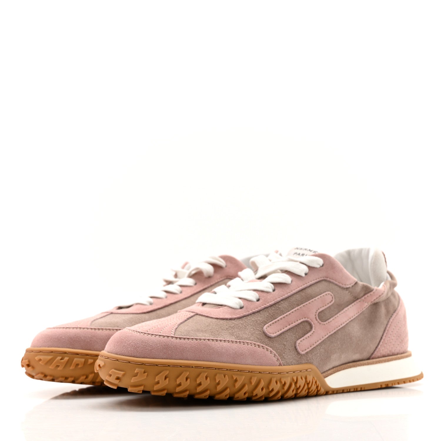 Hermes Suede Goatskin Jet Sneakers 37 Rose Cancan Rose Aquarelle 4 of 9