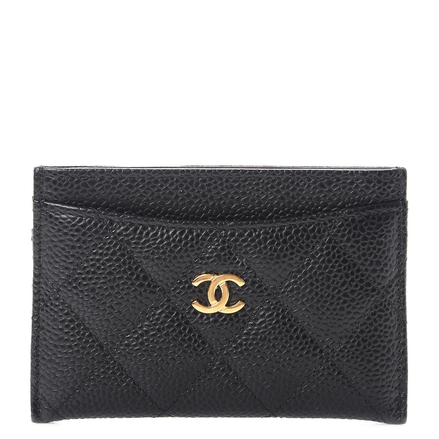 Chanel Caviar Quilted Card Holder Black 1 of 9