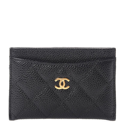 Chanel Caviar Quilted Card Holder Black 1 of 9