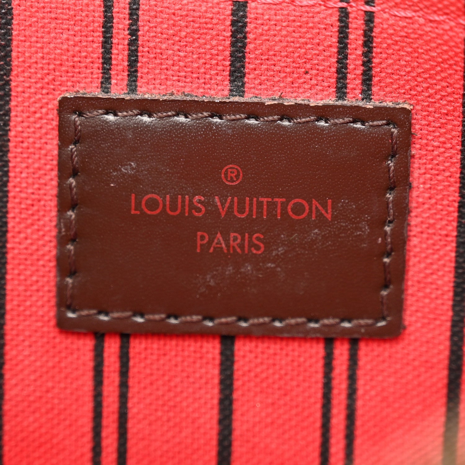 Louis Vuitton Damier Ebene Neverfull MM GM Pochette 6 of 7