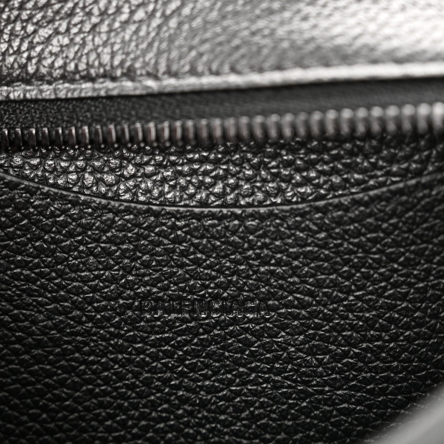 Grained Calfskin Neo Classic Black Hardware Mini City Black
