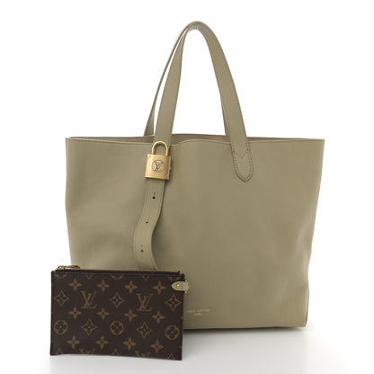 Louis Vuitton Grained Calfskin Low Key Cabas MM Clay 3 of 13