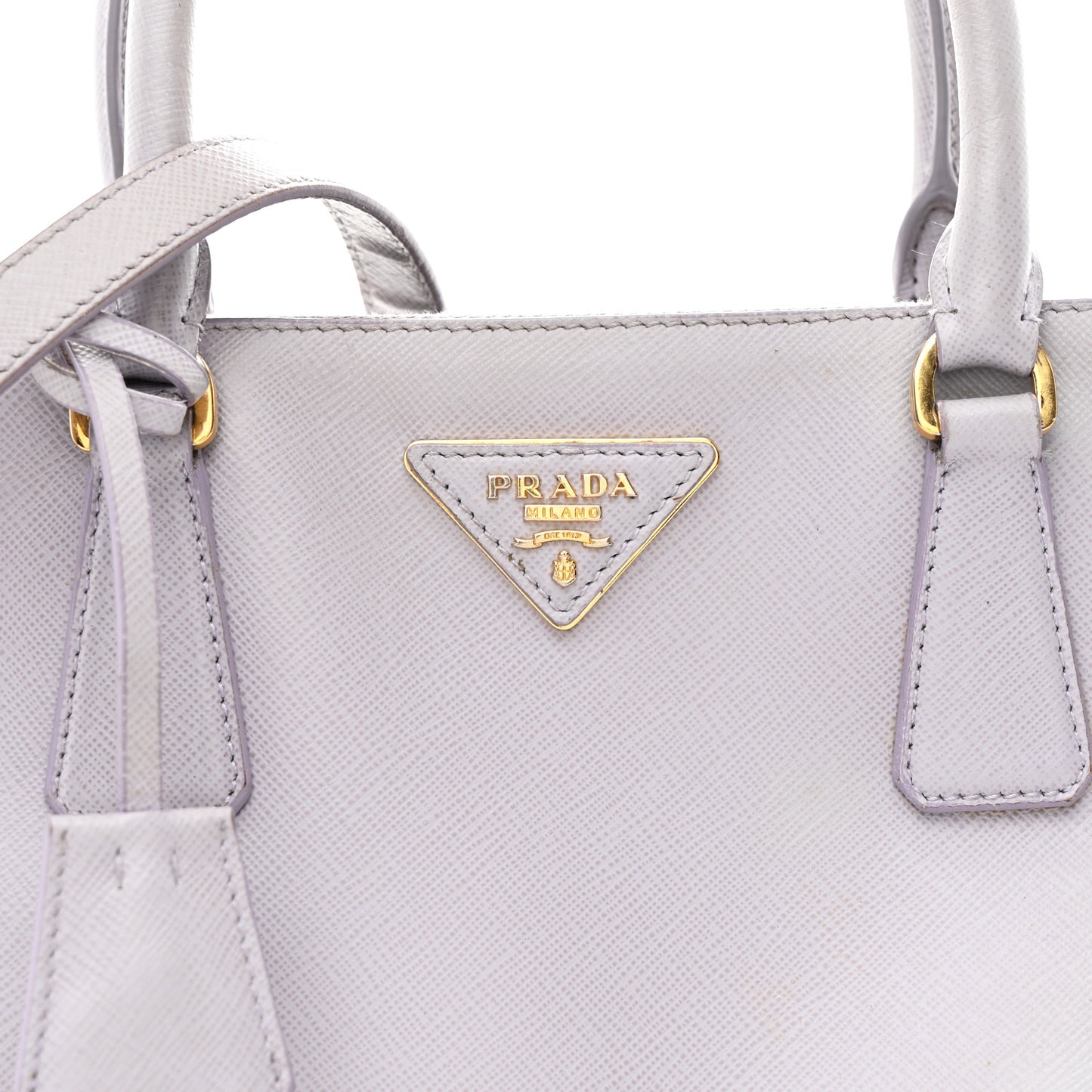Saffiano Small Galleria Double Zip Tote Glicine