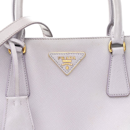 Prada Saffiano Small Galleria Double Zip Tote Glicine 14 of 25