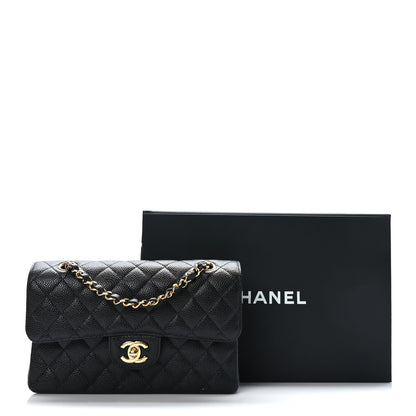 Chanel Caviar Quilted Small Double Flap Black 10 of 10