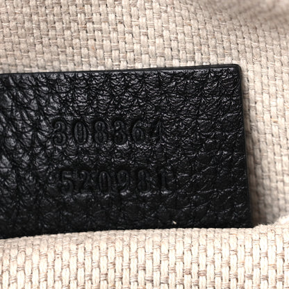 Gucci Pebbled Calfskin Small Soho Disco Bag Black 7 of 7