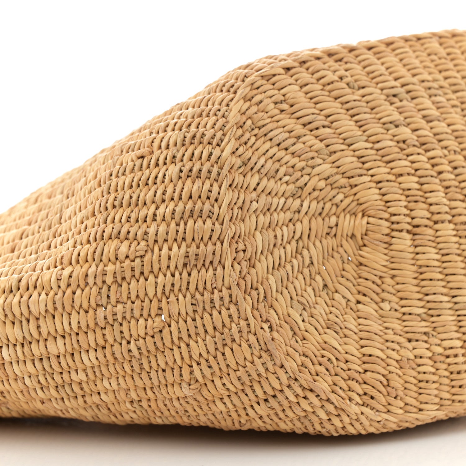 Loewe Calfskin Raffia Paulas Ibiza Small Shell Basket Tote Bag Natural Tan 8 of 9